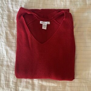 Athleta Hanover Refined V-Neck Sweater Size M